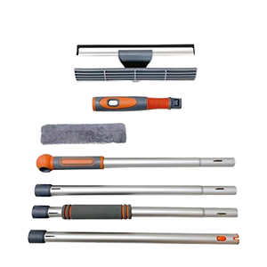 Raclette de fenêtre pour outil de nettoyage de fenêtre à domicile Kit de lavage de fenêtre avec rallonge de nettoyage de douche en verre - Product Image 4