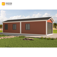 Maison conteneur détachable de haute qualité au design moderne, toit en pente, préfabriquée en kit, pour bureaux, appartements, hôtels et villas