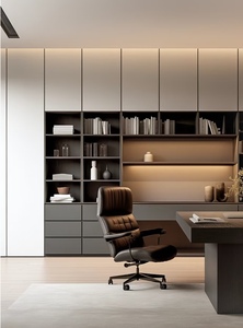 高端书房家具定制书柜书架展示架 - Product Image 6