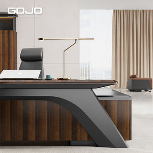 โต๊ะทำงานผู้บริหารรูปตัวแอล ดีไซน์ทันสมัย คุณภาพสูง ทำจากไม้ เฟอร์นิเจอร์สำนักงานเชิงพาณิชย์ พร้อมตัวเลือกปรับระดับความสูงตามหลักสรีรศาสตร์ โต๊ะผู้บริหารสำหรับสำนักงาน - Product Image 5