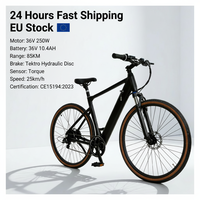 Bicicleta Eléctrica de Estilo Clásico, Construcción Duradera, Rendimiento Confiable, Bicicleta para Desplazamientos Diarios