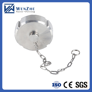 Bouchon obturateur sanitaire en acier inoxydable 304 PN16, certifié CE, forgé, poli, pour soudure alimentaire carrée - Product Image 3