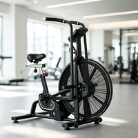 Vélo d'exercice commercial fonctionnel à résistance à air haute intensité, entraînement croisé de haute qualité pour salle de sport