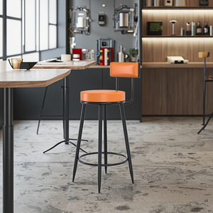 Tabouret <span class=keywords><strong>de</strong></span> <span class=keywords><strong>bar</strong></span> Qingba en <span class=keywords><strong>fer</strong></span> forgé <span class=keywords><strong>de</strong></span> style industriel américain, tabouret <span class=keywords><strong>de</strong></span> <span class=keywords><strong>bar</strong></span> haut pour salon, <span class=keywords><strong>chaise</strong></span> élégante pour la maison - Product Image 6