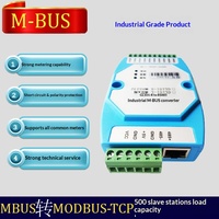 Convertidor de MBUS a Ethernet MODBUS-TCP/MODBUS-RTU, Admite hasta 500 Metros y Protocolos de Medición Personalizados