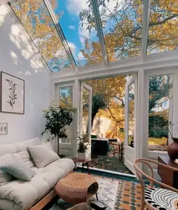 Alüminyum cam solaryum kış bahçe cam ev ile fabrika fiyat solaryum