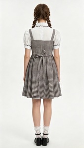 Costume de Robe d'Écolière à Carreaux pour Adultes, Style Harajuku, Tenue de Cosplay d'Halloween, Jeu de Rôle - Product Image 5