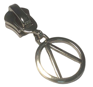 Hengda Factory Customized Zinc Alloy Zipper Pull Simple Luggage <strong>Replacement</strong> Zipper Round <strong>Slider</strong> for Zipper - Product Image 4