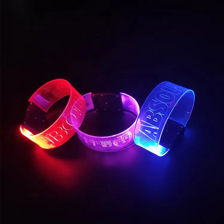 Custom TPU LED Bracelet Cosmic With Magnet For Event And Concert