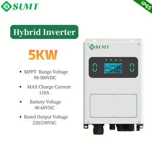 5kW Hybrid-Solarwechselrichter für <span class=keywords><strong>On</strong></span>-Off-<span class=keywords><strong>Grid</strong></span>-Sumry-Energiespeichersystem mit Intelligenter MPPT-Steuerung für Heimstromlösungen - Product Image 1