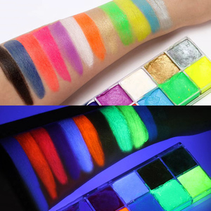 Pittura Fluorescente Artistica a Base d'Acqua Super Luminosa per Eventi Sportivi e Trucco per Tifosi - Product Image 2