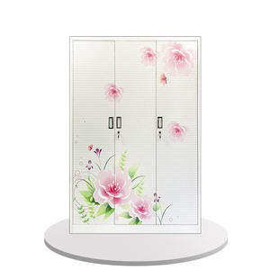 Armario de Acero Moderno Godrej, Armario de Hierro con 3 Puertas, Estampado, Lemari Baju, Almari, Precio Económico de Fábrica - Product Image 3