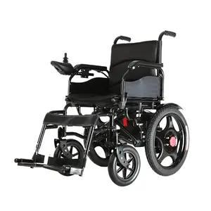 Cadeira de roda elétrica para pequenas pessoas, comprimento médio, cadeira de rodas, motor manual dobrável