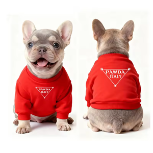 New Arrival Hot Selling Cotton Soft Luxury Brand XXS Small High Quality Dog Hoodie Pet <b>Clothes</b> Assorted Dog Hoodie Wholesale - Product Image 3