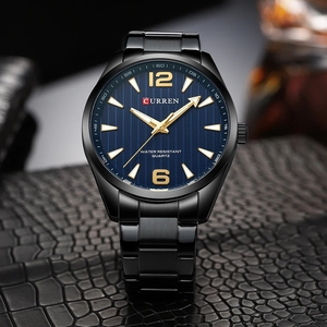 CURREN 8434 Montres populaires <span class=keywords><strong>pour</strong></span> hommes à la mode avec aiguilles lumineuses Montres-bracelets chic <span class=keywords><strong>pour</strong></span> hommes d'affaires en acier inoxydable Cadeau <span class=keywords><strong>pour</strong></span> hommes - Product Image 2