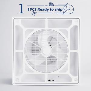 White Drop <b>Ceiling</b> <b>Fan</b> Reliable Air Movement <b>Fan</b> For Training Room And Workspace - Product Image 1