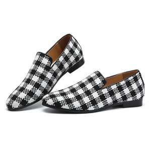 Mocassins en tissu pour hommes et femmes, grandes tailles 37-48, design unique en forme de cube - Product Image 4