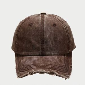 <b>Plain</b> Denim Distressed Gorras 6-panel Solid Color Washed Dad Hats Sport Baseball <b>Cap</b> - Product Image 2
