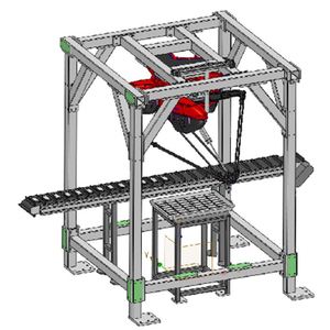Manipulateur parallèle, charge utile de 3 kg, bras robotique industriel Delta à 4 axes, moteur PLC, système visuel pour l'emballage et le tri de petits produits - Product Image 5