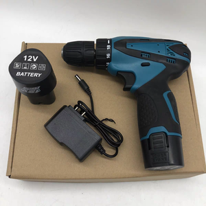 Ensemble de perceuse à main industrielle <span class=keywords><strong>12V</strong></span> Machine électrique sans fil Impact Shock Keyless Chuck OEM Pris en charge Perceuse industrielle alimentée par batterie - Product Image 6