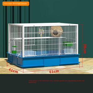 Geniş Demir Tel Kare Boru Kuş Kafesi, Muhabbet Kuşu, Myna Papağanı Yetiştirme, Dış Mekan İzleme, XL-Ekstra Büyük Ev Evcil Hayvan Yaşam Alanı - Product Image 6