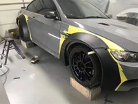 Pour BMW M3 Conversion LB large corps garde-boue E92 E93 M3LB Performance en Fiber de carbone aile arrière lèvre avant