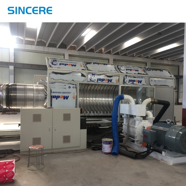 PP/PE/PVC High-speed Double Wall Corrugated Pipe Production Line with High Automation Energy Saving PLC Control