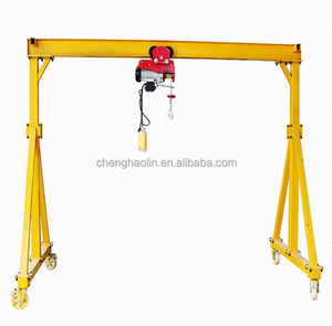 Gru a <span class=keywords><strong>portale</strong></span> mobile elettrica per magazzino con altezza regolabile e monotrave - Product Image 3
