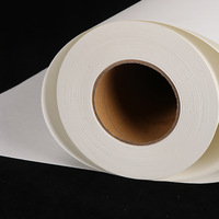 Rouleau de papier de sublimation à transfert thermique en gros pour usine, 100G-50G, séchage rapide pour application sur vêtements, prix bas
