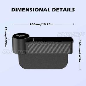 1/2 Unidades Organizador de Bolsillo Negro para Coche, Caja de Almacenamiento para Espacio entre Asientos, Organizador de Bolsillos para SUV, Almacenamiento y Ordenación - Product Image 6