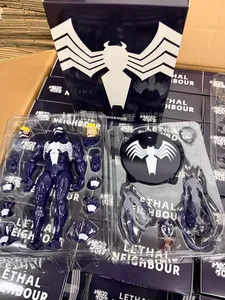 Figura de Acción Coleccionable de PVC Anime Venom Lethal Neighbor Spider Symbiotic Black Suit de Stock Mess Toys - Product Image 6
