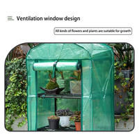 Walk-In Pc Polycarbonate Petite Serre De Jardin Portable Poly Pe Mesh Mini Serres De Jardin Pour L'extérieur Tomate Légumes
