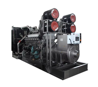 Générateur diesel synchrone triphasé BRH AC 1200KW 1500KVA 200A type silencieux 380V avec alternateur sans balais et moteur Baudouin
