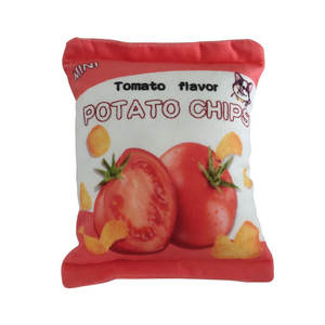 צעצוע ללעוס עמיד ידידותי לסביבה לחיות מחמד קריאייטיב קריאייטיב צ 'יפס עיצוב לחיות מחמד דובון להקל על השעמום כלבים חתולים - Product Image 4