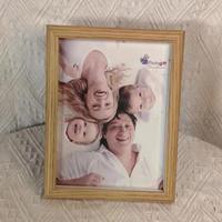 OEM ODM Ramah Lingkungan MDF Desain Modern Bingkai Foto Ukuran Kustom Logo Terukir Laser Label Pribadi Kotak Hadiah Dekorasi Rumah Merek