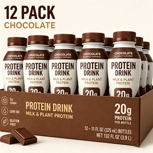 Milk-shake liquide oral pour adultes riche en protéines 414 ml 42 g Protéines concentrées Remplacement de repas Saveur chocolat - Product Image 6