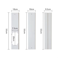 Venta al por mayor profesional: Juego de 3 deflectores para aire acondicionado (55-160cm) + Interfaz de boca plana (130mm) + Tubo de escape (1.5m, 130mm)