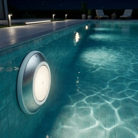 Hentech piscine lumière LED éclairage sous-marin résistant aux alcalis résistant aux acides pour l'eau salée facile lampe murale 90 IP68 60000