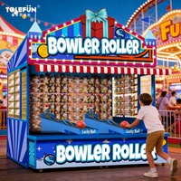 Tolefun CE Votre Logo Usine avec 15 ans d'expérience Jeu de boules à roulettes pour parcs à thème en plein air, parcs d'attractions et carnavals, jeu de skill