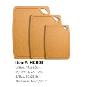 Tabla de cortar compuesta de fibra de madera antibacteriana tamaño estándar para uso doméstico y restaurante tabla de cortar epicúrea al por mayor - Product Image 4