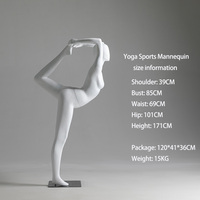 Mannequin de Yoga Féminin Élégant et Vif pour Présentation de Vêtements de Sport et de Mode – Vente en Gros