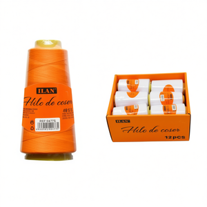 Filo da cucito Iln 2750 M colore arancione per cucito generico, scatola da 12 pezzi - Product Image 1