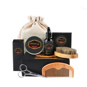<span class=keywords><strong>Brosse</strong></span> en bois et à baume pour hommes, <span class=keywords><strong>Kit</strong></span> de toilettage pour la <span class=keywords><strong>barbe</strong></span>, avec pochette en tissu, 500g, de haute qualité, vente en gros - Product Image 6