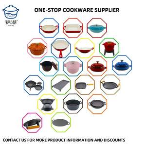 Poêle antiadhésive en fonte de forgeron de trois personnes ménage grande capacité soupe Pot en émail binaural épaissi marmite universelle - Product Image 5