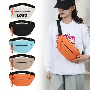 Sac banane de sport d'extérieur, sac banane bandoulière grande capacité avec plusieurs compartiments de rangement - Product Image 1