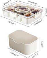 Boîte à collation à 8 compartiments avec poignée