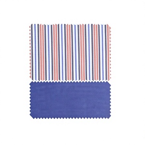 Tissu Popeline Rayé 58/60 Pouces en Polyester Coton Tissé Respirant Poids Moyen pour Vêtements de Sport Homme - Product Image 5