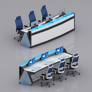 Console de peinture <span class=keywords><strong>pour</strong></span> <span class=keywords><strong>piano</strong></span> personnalisée en acier <span class=keywords><strong>et</strong></span> en bois Centre de commande Console d'<span class=keywords><strong>ordinateur</strong></span> de <span class=keywords><strong>bureau</strong></span> - Product Image 2