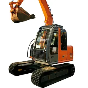 Factory directly sale construction equipment hitachi ZX80 used hydraulic crawler excavator ready to ship