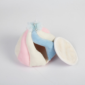 Zachte <span class=keywords><strong>Hamster</strong></span> Cavia Marshmallow Vormige Katoen Warm Nest Kooi Opknoping Bed Kleine Huisdier Huis - Product Image 3